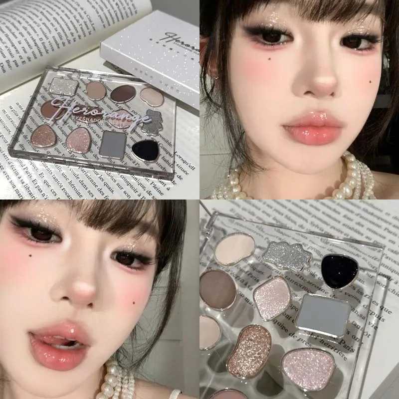 12 color eye shadow palette delicate powder fly free powder shimmer natural growth comprehensive paletteW241212