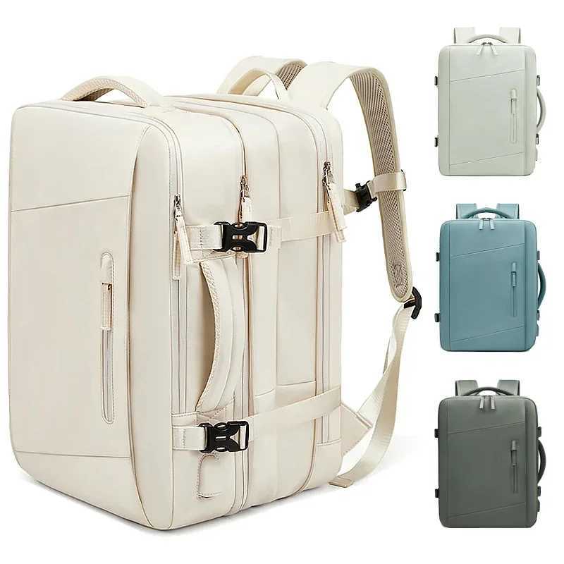 Travel Backpack Men Wen Expanded Large Capacity Bag Hiking Business Laptop Backpacks USB Charging Waterproof School Back Pack Z241212