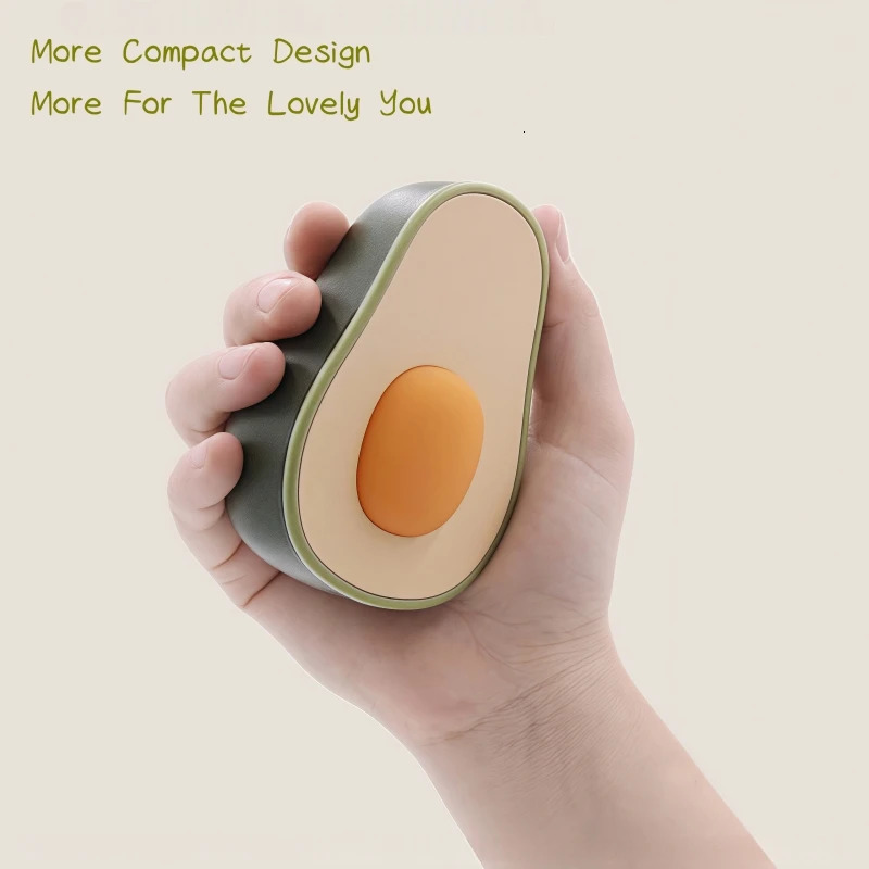 Avocado Hand Warmers Pocket Warmer Couple Lovers Confession Christmas Gift Electronic Pack Portable USB Rechargeable 241212