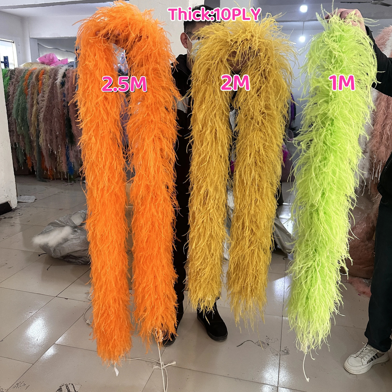 Pink Ostrich Feathers Long 6 10 15Layer Ostrich Feathers Home Decor 1/2Meter Wedding Accessory Plumas Dress Feathers Needlework Shawl 241212