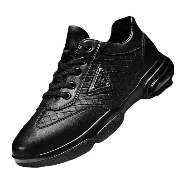 classic casual shoes for men mens PU leather black brown Breathable comfortable outdoor sports walking running shoe trainers sneakers