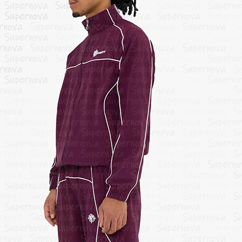 tracksuit men autumn and winter tracksuit windbreaker set coat solid color y2k hoodie fashionable and simple style street zipper men jacket for women 