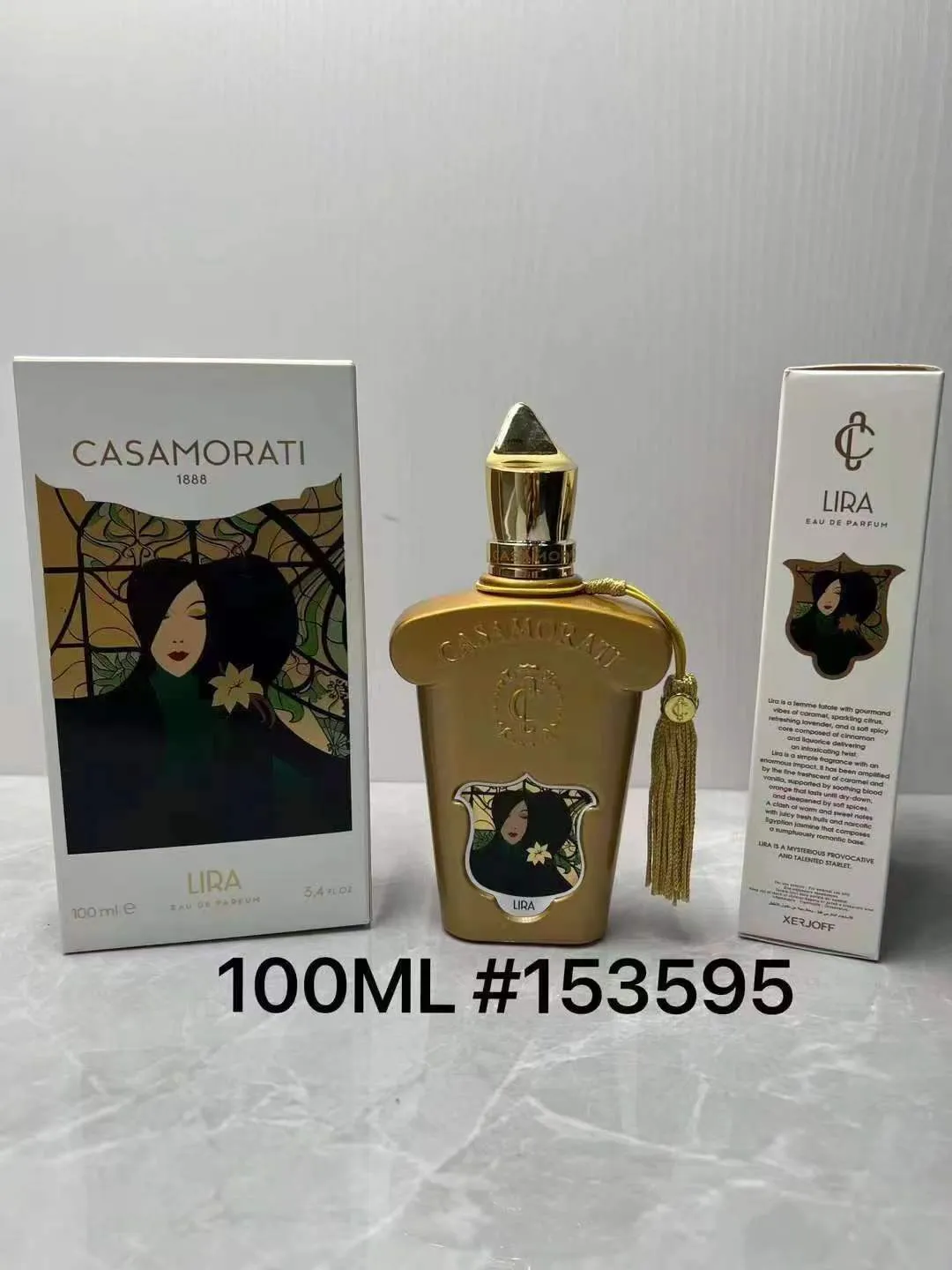 Xerjoff Cologne Spray DAMA BIANCA Casamorati 1888 100ml Bouquet Ideale Lira Perfume Fragrance Eau De Parfum Long Lasting Smell EDP Men Women