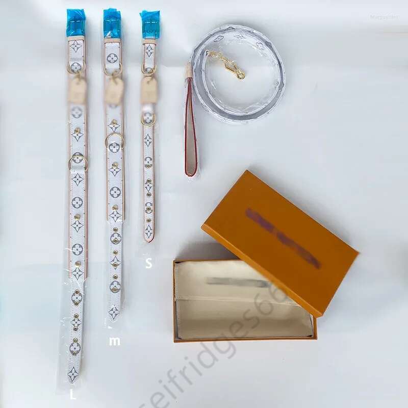 Fashion Pet Collar Dog Collar Cowhide Material Classic Teacup Teddy Maltese Cat Leash Harness And Leash