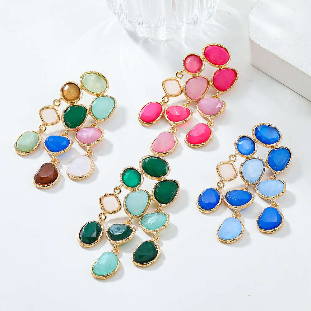 Fashionable Colorful Bohemian Style Handmade Earrings