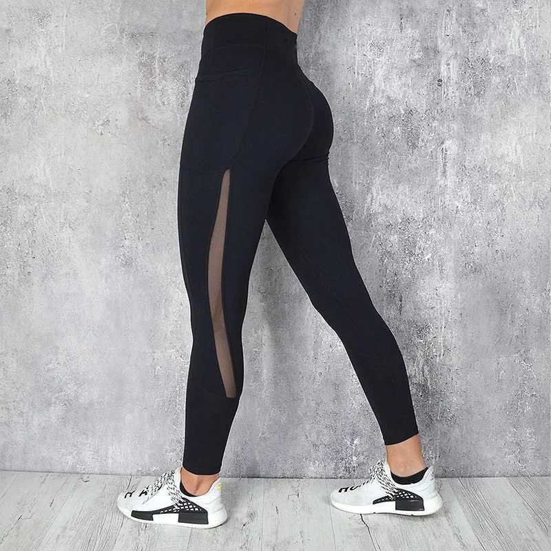 Sportswear womens gym tight yoga pants fitness running pants stretch sportswear plus fitness pants W241212