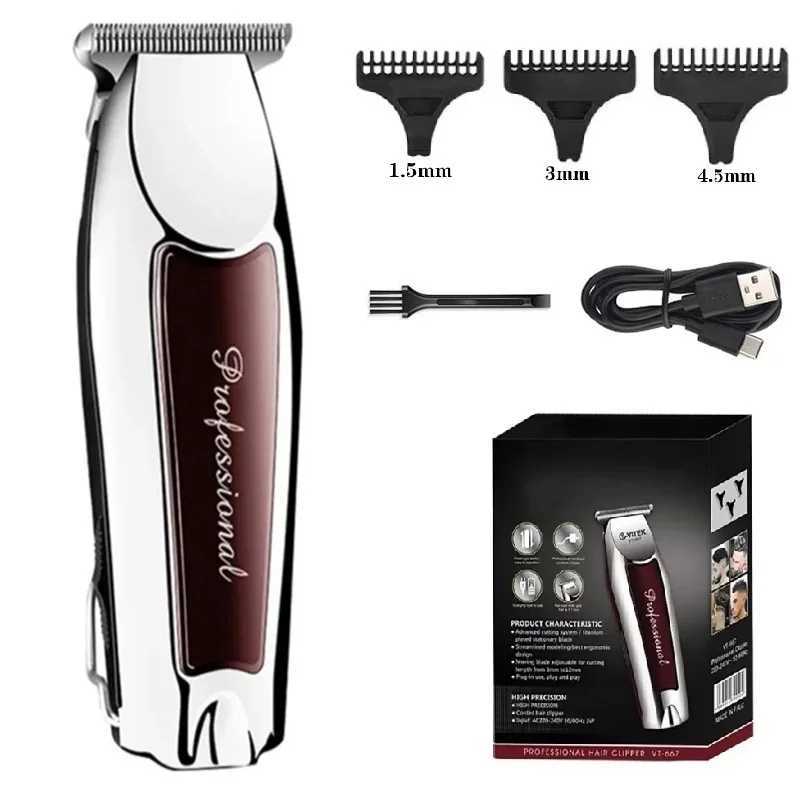 Rechargeable cordless trimmer for mens beauty professional electric hair clipper W241212
