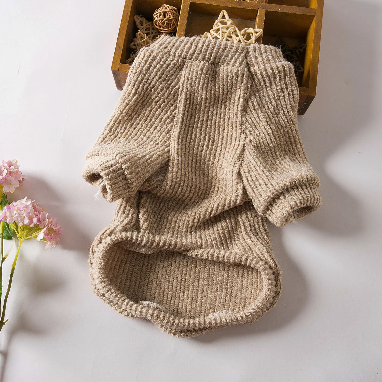 Winter Warm Pet Dog Clothes for Small Dogs Pets Clothing French Bulldog Cotton Sweater for Yorkies Chihuahua Puppy Coat PC0944 241212