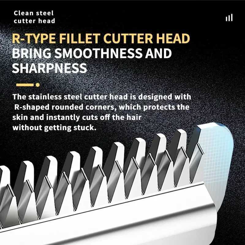 Kemei KM-2628 KM-678 KM-2024 Professional Electric Hair Clippers Beard Clipper Rechargeable Mens Shaver Hair Trimmer Kit Men W241212