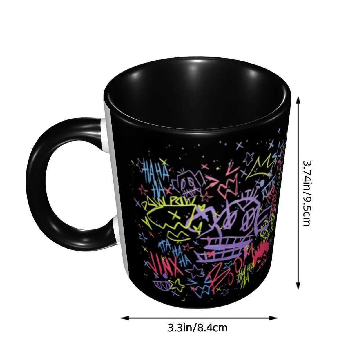 Arcane Jinx Game Merch Coffee GS Fun Cup Gift Y241211
