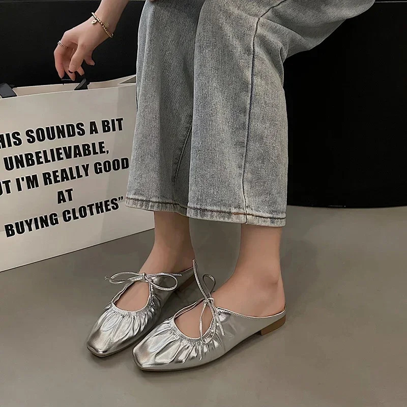 Shoes for Women High Quality Mules Womens Slippers Fashion Light Wild Casual Slippers Women Solid Closed Toe Shoes Female 241211