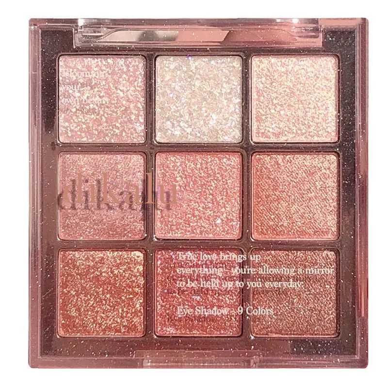 9 Color Cherry Blossom Christmas Palette Glitter eye shadow Palette Matte Glitter eye shadow PaletteW241212