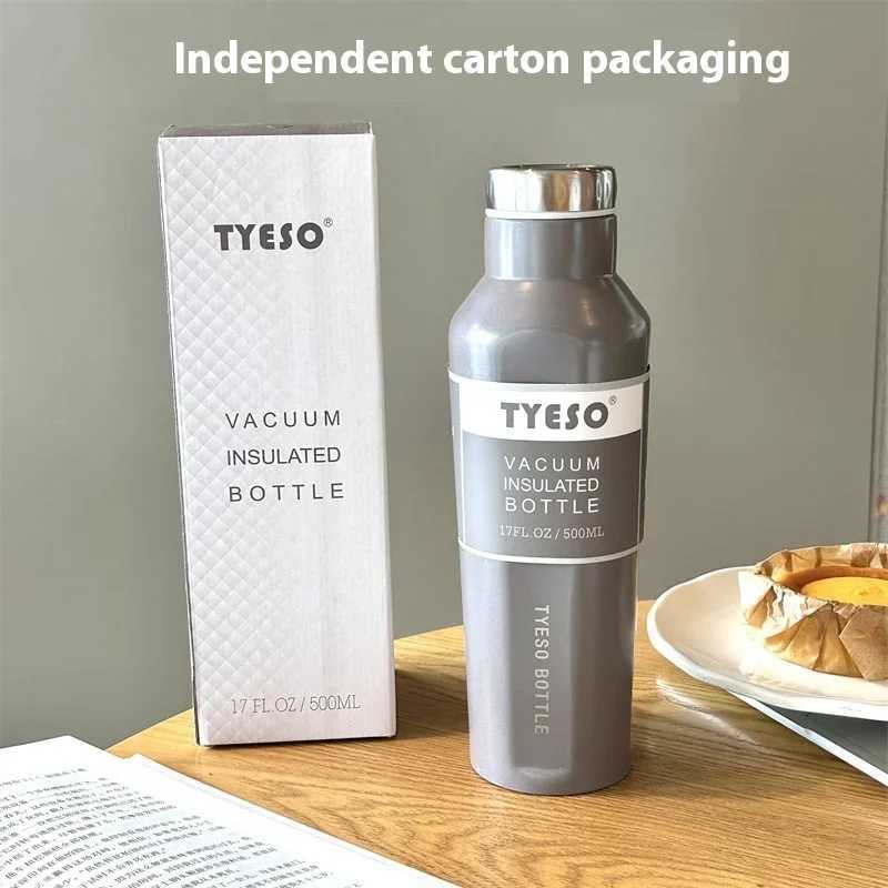 Fashionable square beer bottle Insulated Travel g portable creative water bottle large capacity car cup Y241211