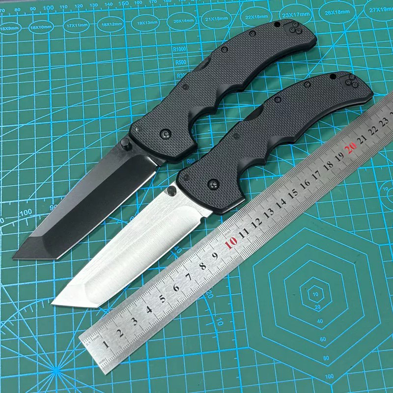 Top Quality Recon Tactical Folding Knife S35VN Tanto Point Blade GRN Handle Outdoor Survival EDC Pocket Knives with Retail Box