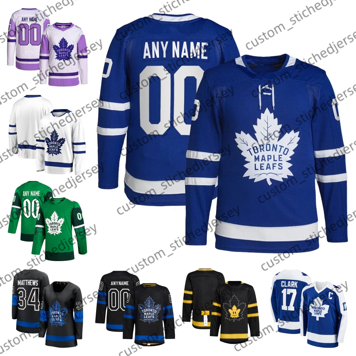 Marner Maple Leaf 2024-25 Hockey Jersey Domi David Kampf Mens jersey Matthew Knies Max custom jersey Pacioretty Nylander Morgan Rielly Joseph Woll youth jersey