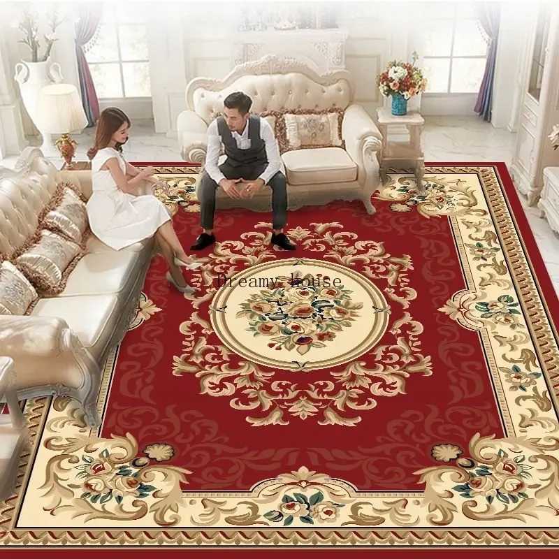 European Luxury Carpets for Living Room 200x300 Decoration Home Large Area Rugs Bedroom Decor Lounge Rug Washable Floor MatsXJ241211
