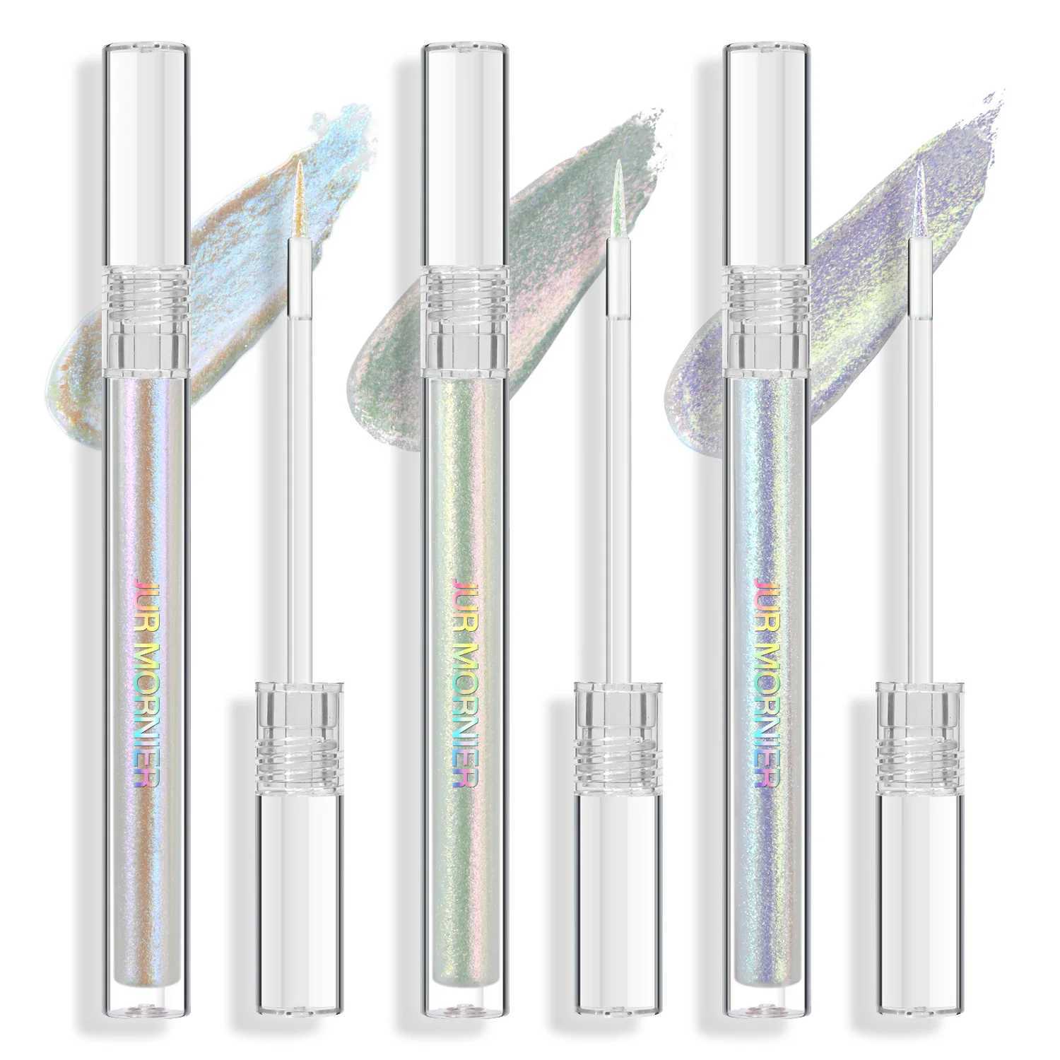 JUR MORNIER 3 pieces of two-color eye shadow liquid suit High pigment waterproof More use of eyeliner fluorescent eye shadow flash MskeupW241212