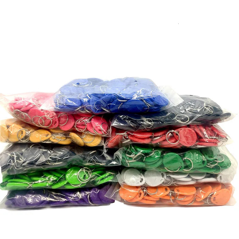 50pcs T5577 Rewritable 125KHz RFID Key Fob EM4305 Copy Rewritable Duplicate RFID Tag Proximity Token Key Copy Card 241209