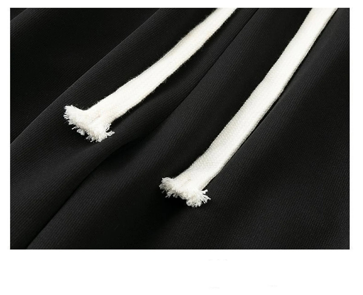 Black Straight Pants for Mens Summer Wide Leg Casual Harajuku Student High Street Trousers Gray Cool Sweatpants 241203Z