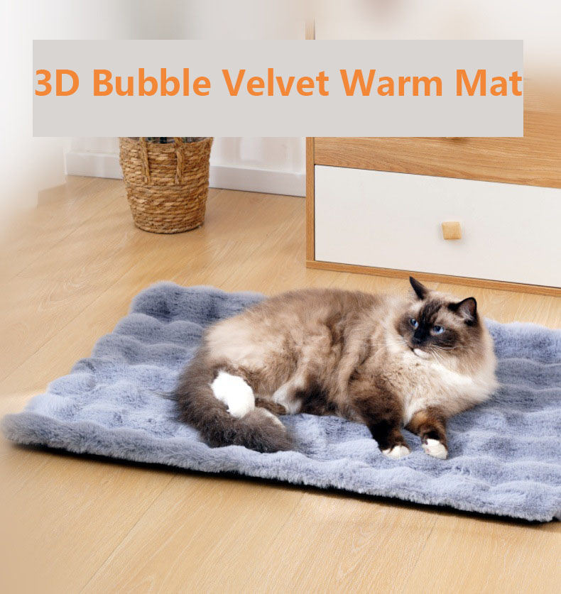 Update Plush Winter Cat And Dog Bed With Thick Warm Foam - Perfect For Cold Weather