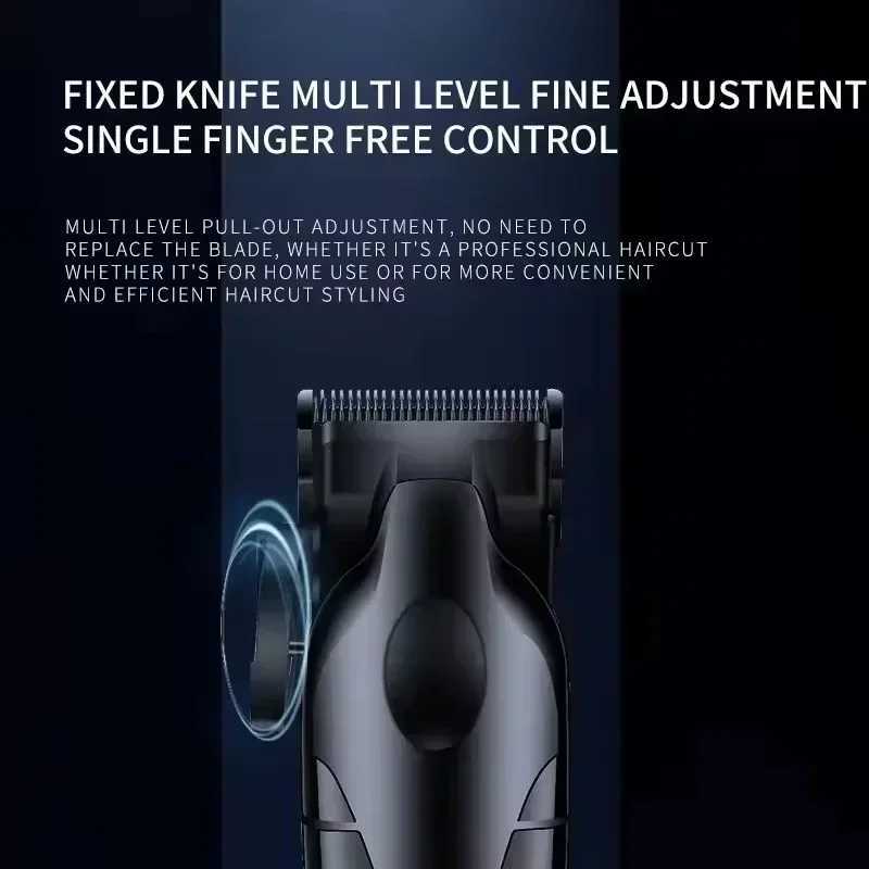 Kemei KM-2026 KM-1113 KM-2290 Professional Electric Hair Clipper Kit Mens Shaver Cordless Hair Clipper Trimmer USB Shaver W241212