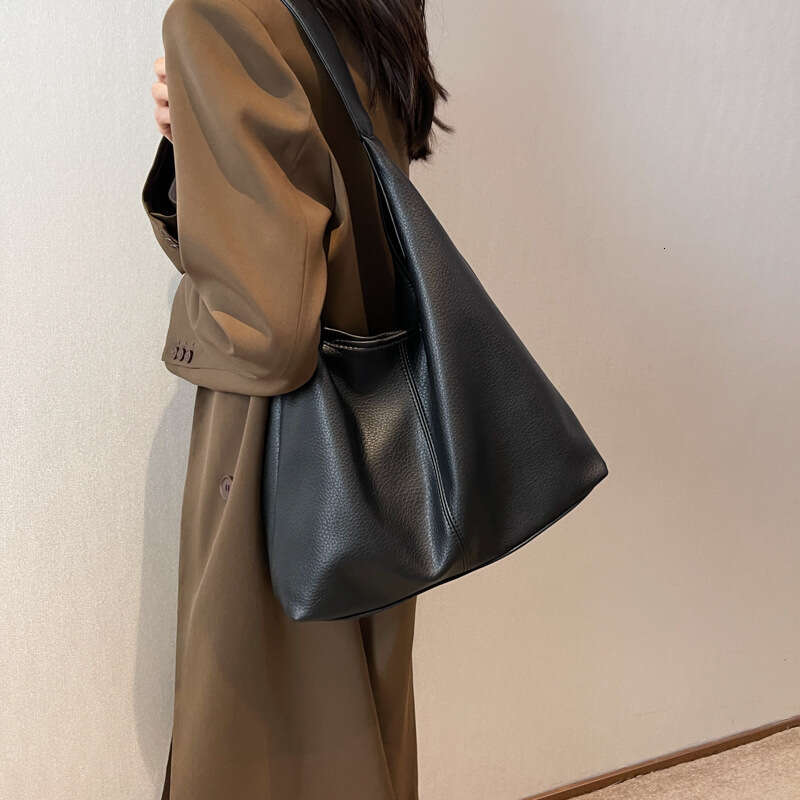 Tote Bags for Women PU Leather Tote Purses Handbags Medium Top Handle Satchel Simple Versatile Large Underarm Versatile Hand-Held Tote Bag - view 5