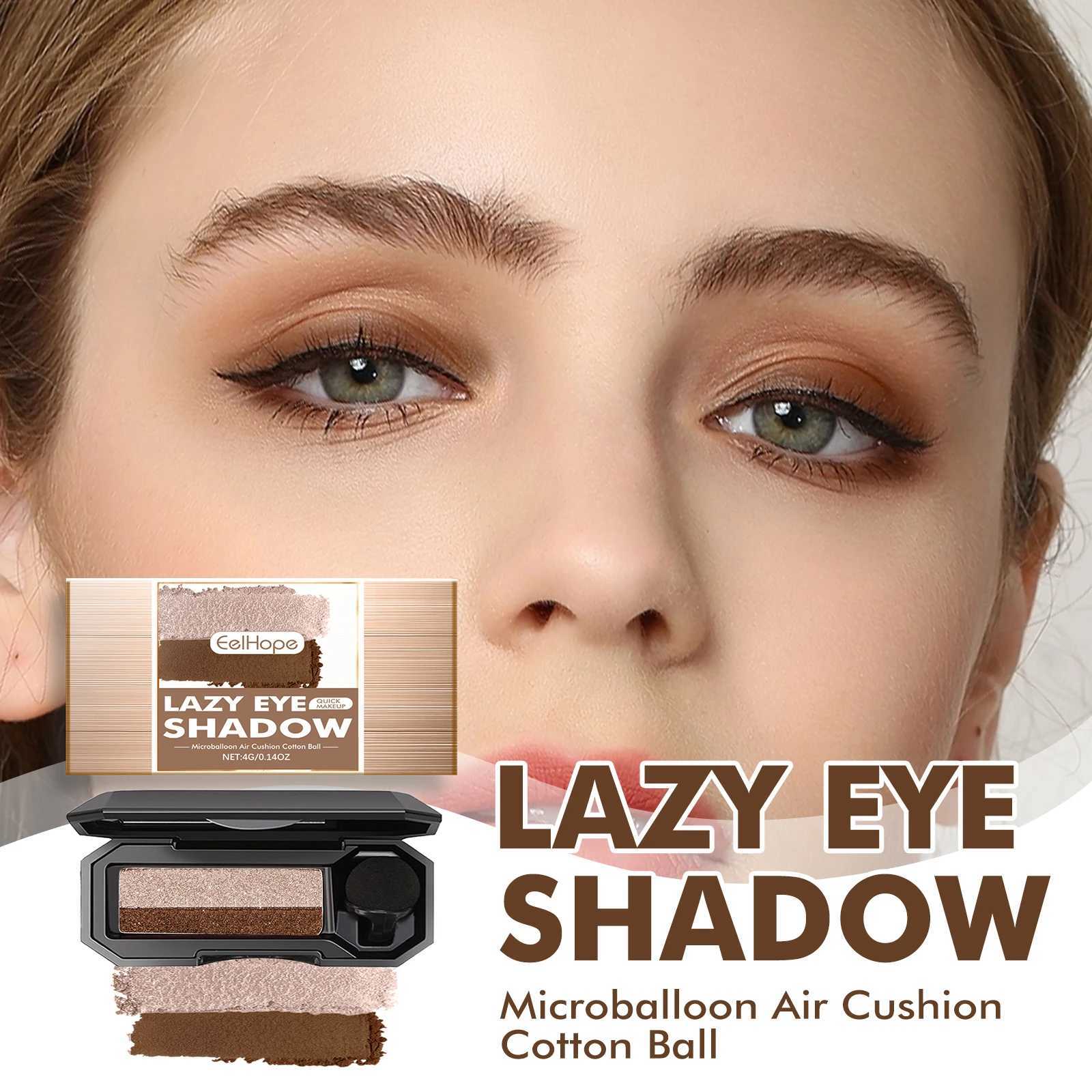 Female natural color lace matte novice makeup sequins eye shadow lasting perfect double color eye shadowW241212