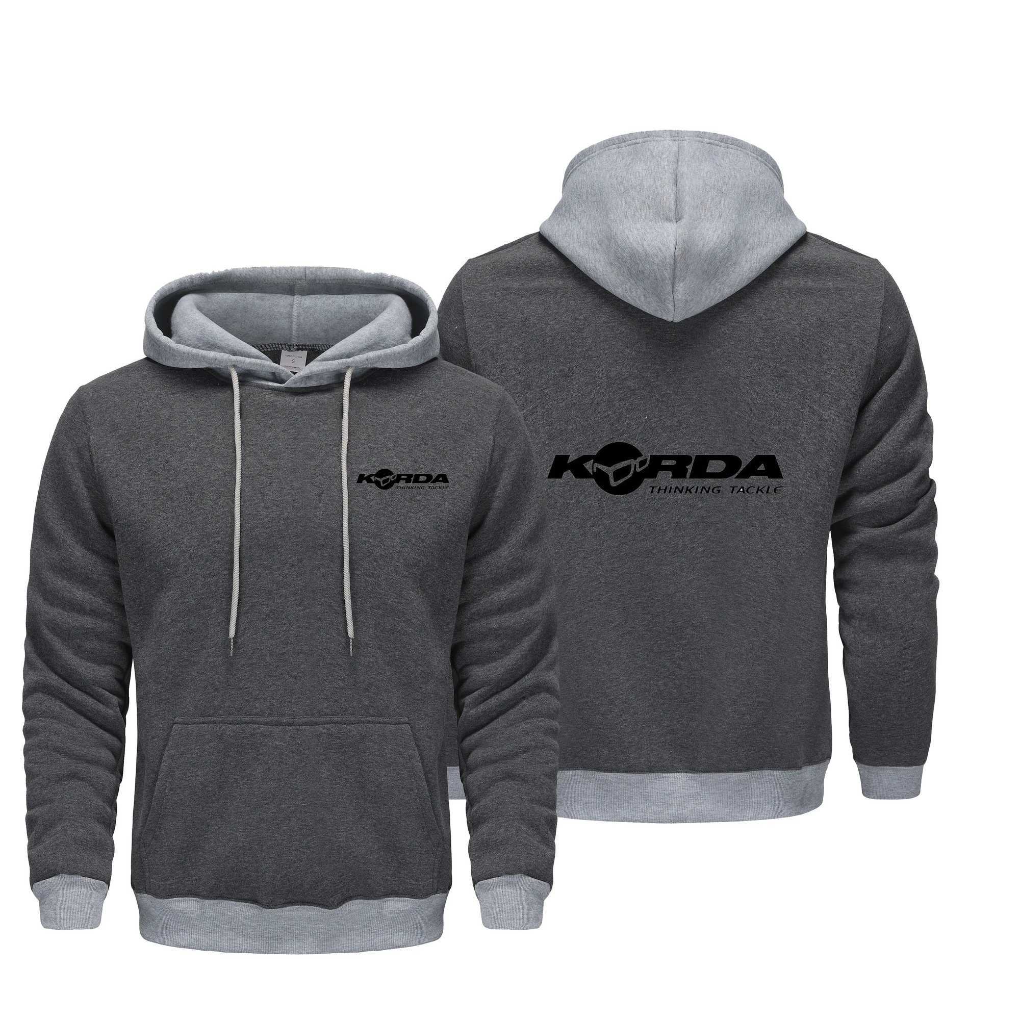 Men's Hoodies Sweatshirts Korda inspired tribute fishing rod fish carp hat Mens hat Autumn/Winter outdoor hat Fashion casual hoodie clothing top S-3XL H241211