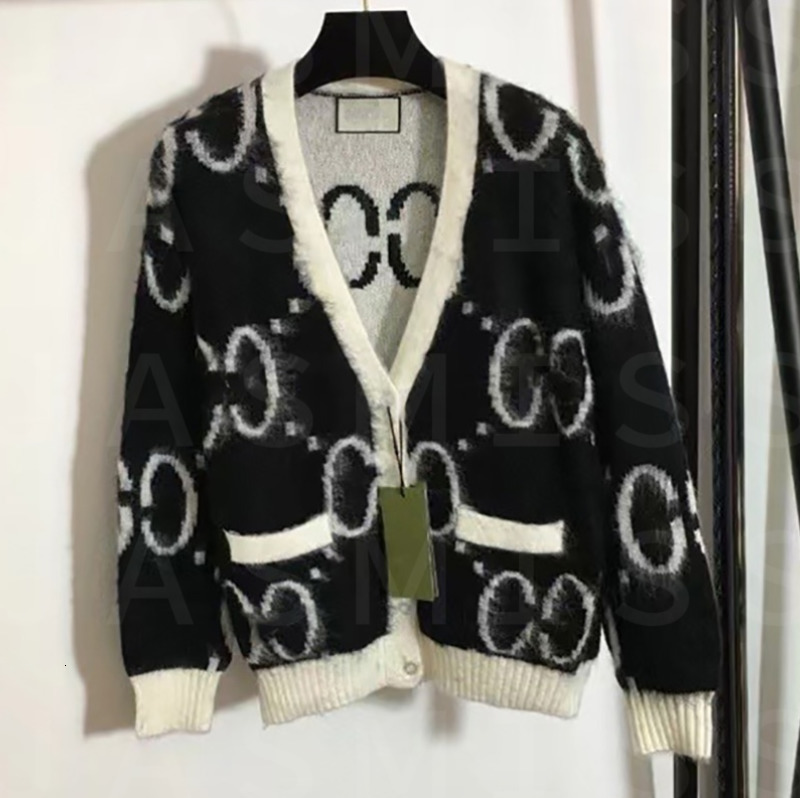 Designer Womens Cardigans Sweater Fashion Cardigan Wool Knitwear Polo Hoodie Long Sleeve Causal Knitted