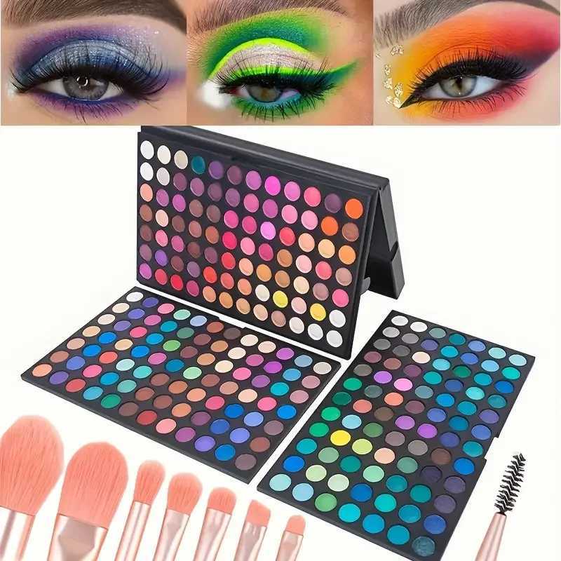 252 Colors EyeShadow Palette Makeup MatteShimmer and Metallic Shades Ideal for All-in-One Eyeshadow Set for versatile LooksW241212