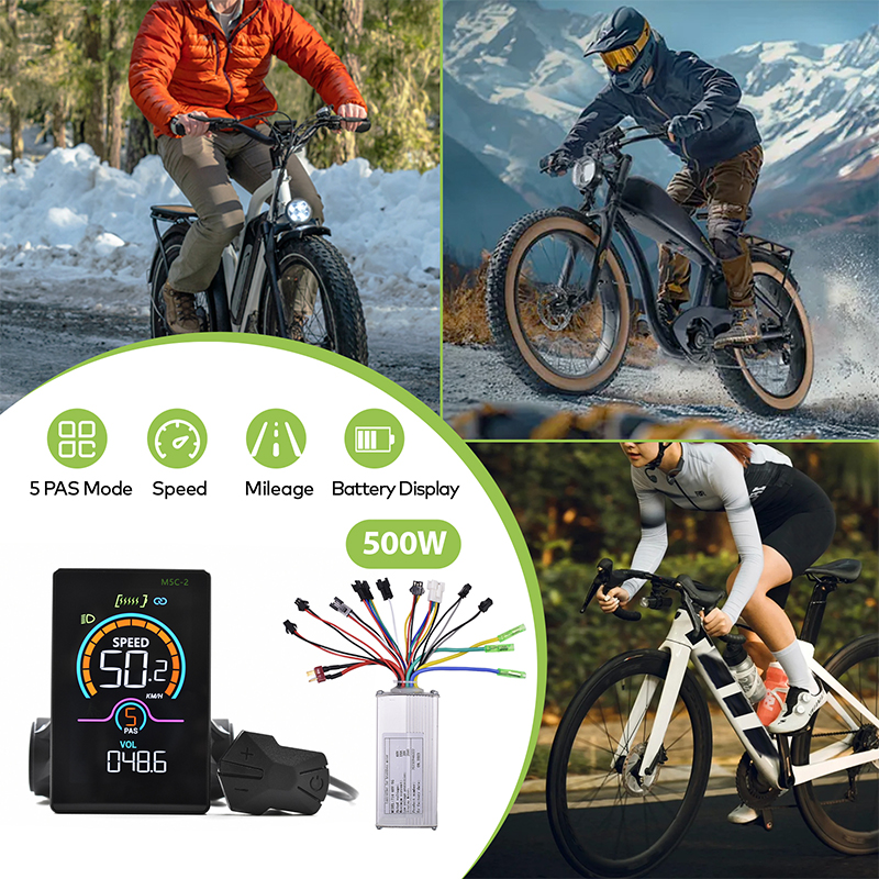 M5C-2 Bluetooth Display for Electric Bikes and Scooters - Compact Cycling Computer with Real-Time Data Tracking