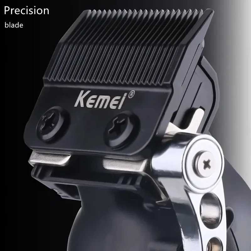 Kemei Professional Hair Clipper For Men Adjustable Beard Electric Hair Trimmer Rechargeable Hair Cutting Machine Barber tool W241212