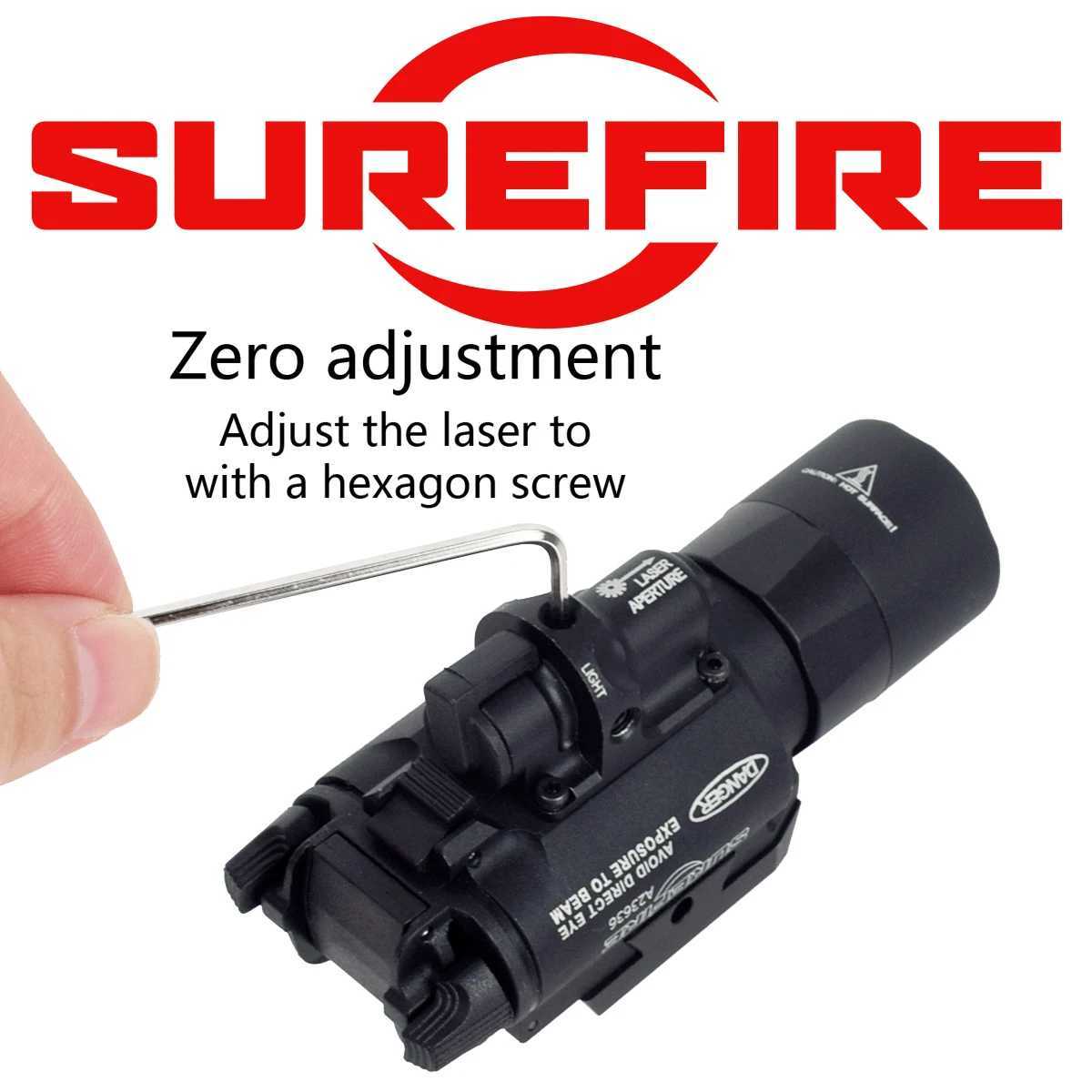Tactical X400 Ultra X400V X400V-IR Red Laser Gun D Light Suitable for 20mm Rail Air Gun Hanging Hunting Flashlight W2442561212 1