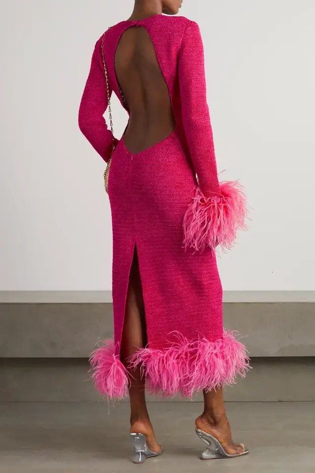 Pink Ostrich Feathers Long 6 10 15Layer Ostrich Feathers Home Decor 1/2Meter Wedding Accessory Plumas Dress Feathers Needlework Shawl 241212