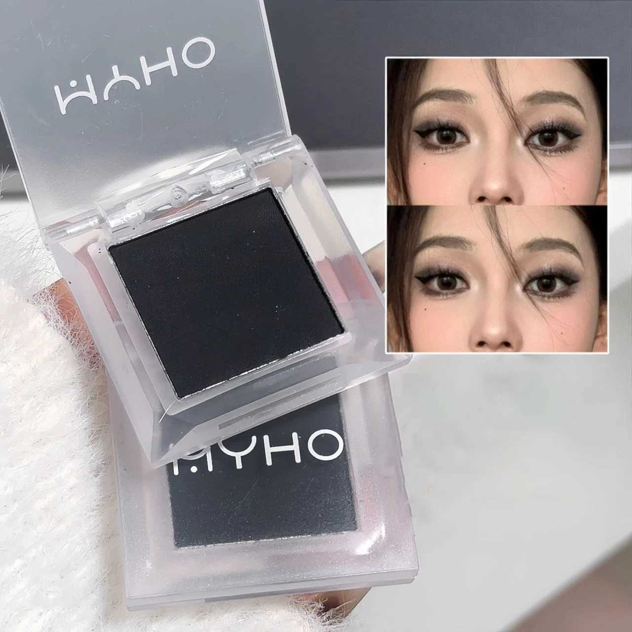 Monochrome matte white eye shadow base makeup durable and smooth easy to wear natural and bright silk eye shadow paletteW241212