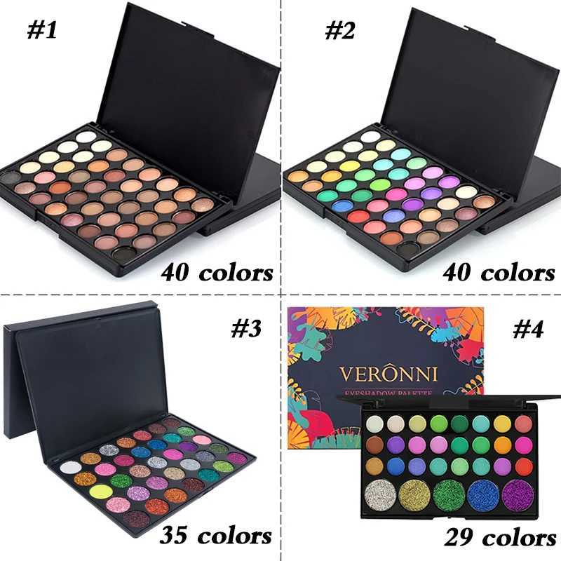 40/35/29/24 Color Eyeshadow Palette Earth Color Matte Waterproof Women Shiny Glitter Eye Shadow Makeup Lasting Korean CosmeticW241212