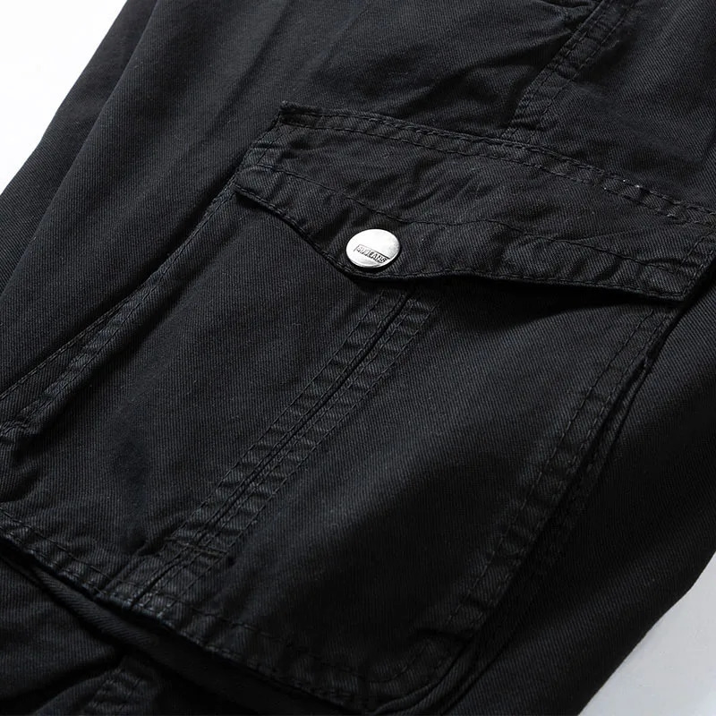 High quality summer mens multi pocket military cargo shorts mens cotton tactical shorts without straps 241211