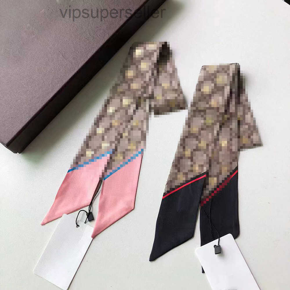 Designer Scarves Letter printed silk scarf designer headscarf for womens fashion long handle bag scarf Paris single shoulder backpack luggage ribbon headscarf