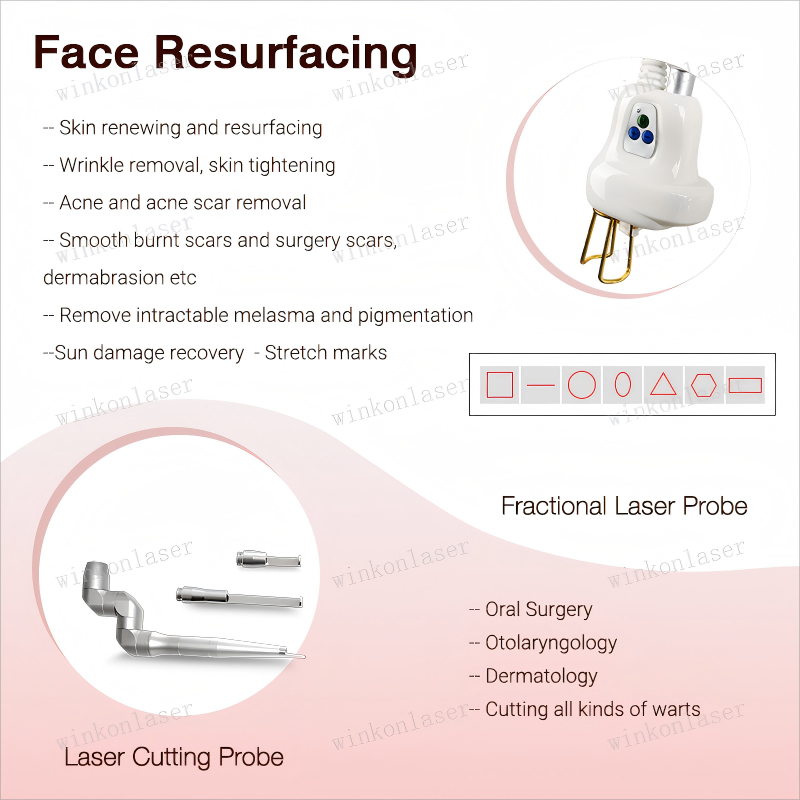 70W CO2 Fractional RF laser face resurfacing machine skin rejuvenation vaginal tightening 3IN1 beauty equipment