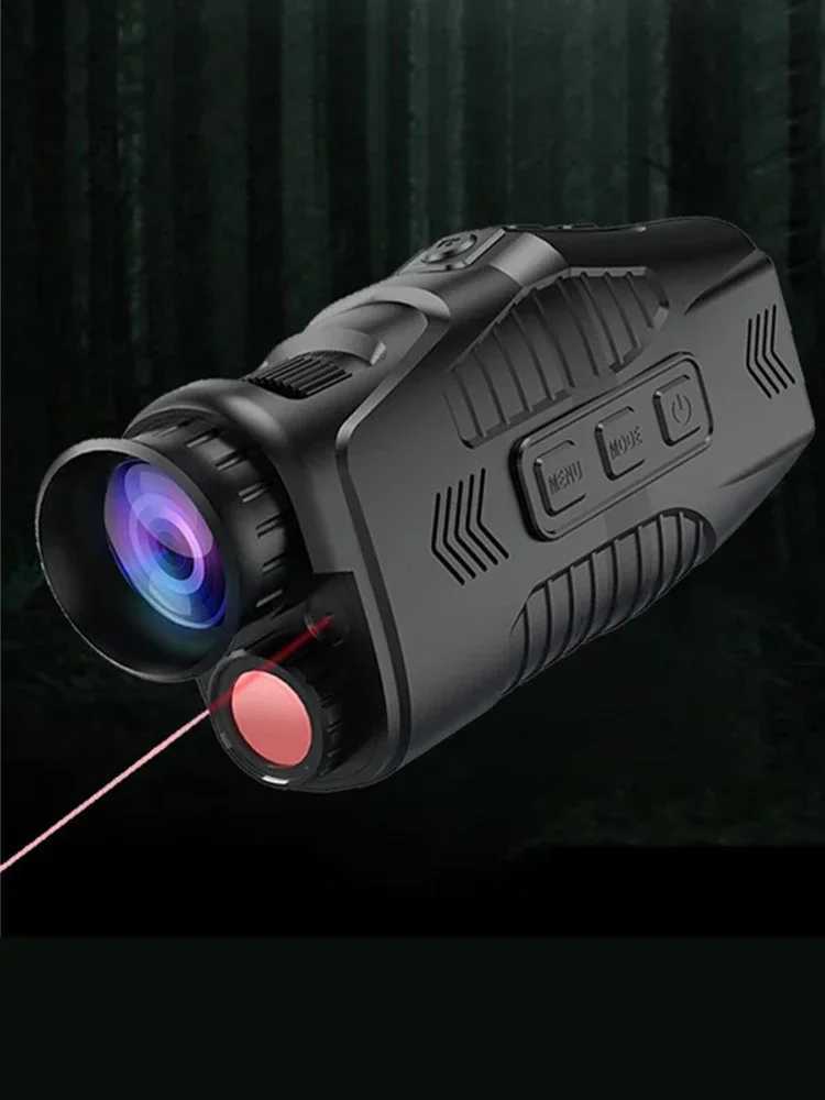 1PC Infrared Night Vision Instrument HD 1080p 5x Telescope Dry Battery Version Mountain Camping Outdoor Night Vision InstrumentXJ241212