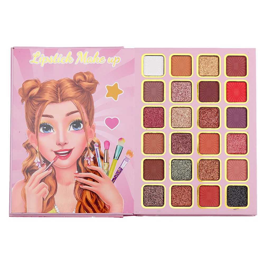 BELZGMEE 78 Colors 5 Pages Princess Eye Shadow Palette Book Glitter Highlight Eyeshadow Palette Professional Makeup for EyesW241212