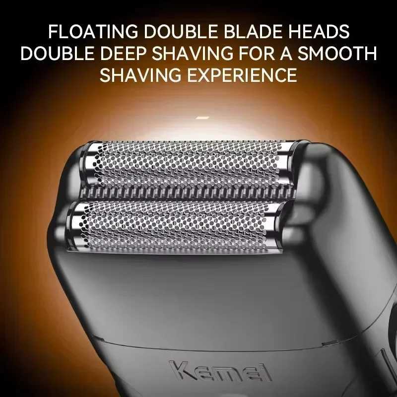 Kemei KM-1858 9000RPM 10W Hair Clipper KM-264 Rechargeable Electric Trimmer Original KM-T95 Shaver for Men Barber Clippers Kit W241212