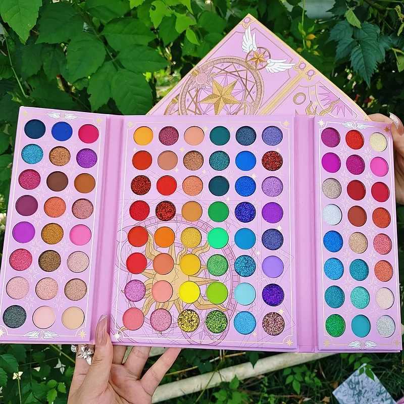 96 color eye shadow plate shimmer matte sequins eye shadow color billiard neon eye shadow color palette beautyW241212