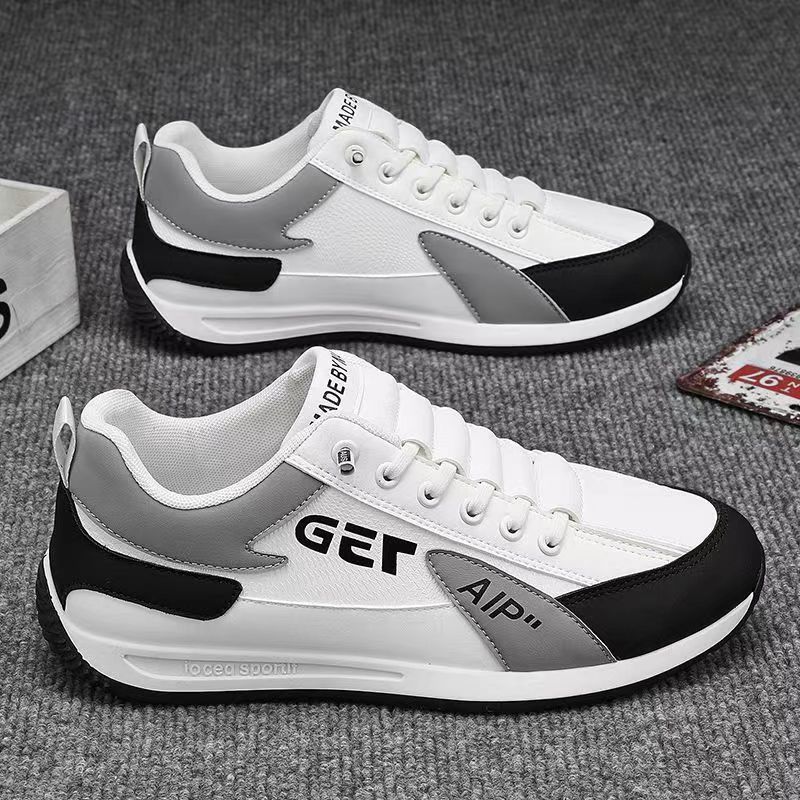 Casual Shoes Men Breathable Trendy Shoes Flat Heel Non-Slip Durable Tennis Training Sneakers
