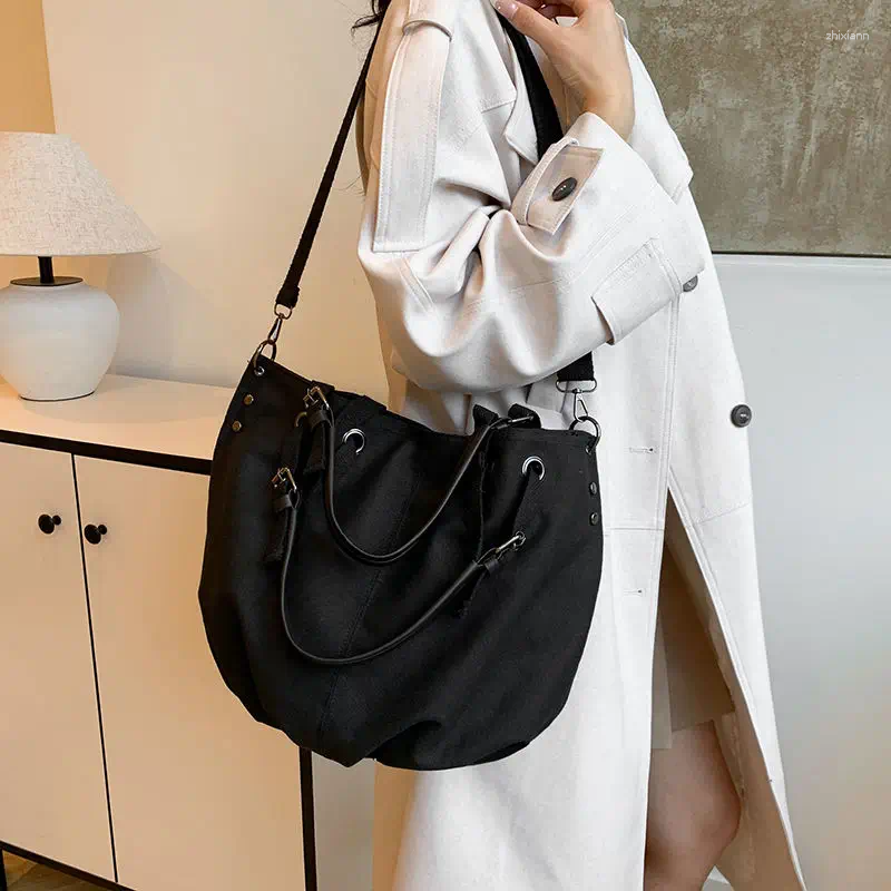 2025 NEW Waist Bags Retro Workwear Bag Trendy Brand Canvas Fashionable Large Capacity Multifunctional Crossbody zhanyishengli