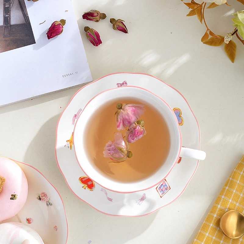 French rabbit Al Wonderland ceramic coffee cup set lightweight luxury ceramic kitchen cup Y241211