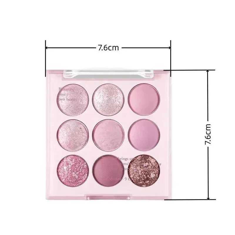 Ice cream eye shadow color palette South Korea eye shadow makeup color palette Persistent glitter rose B purple eye shadow South Korea womens cosmetic
