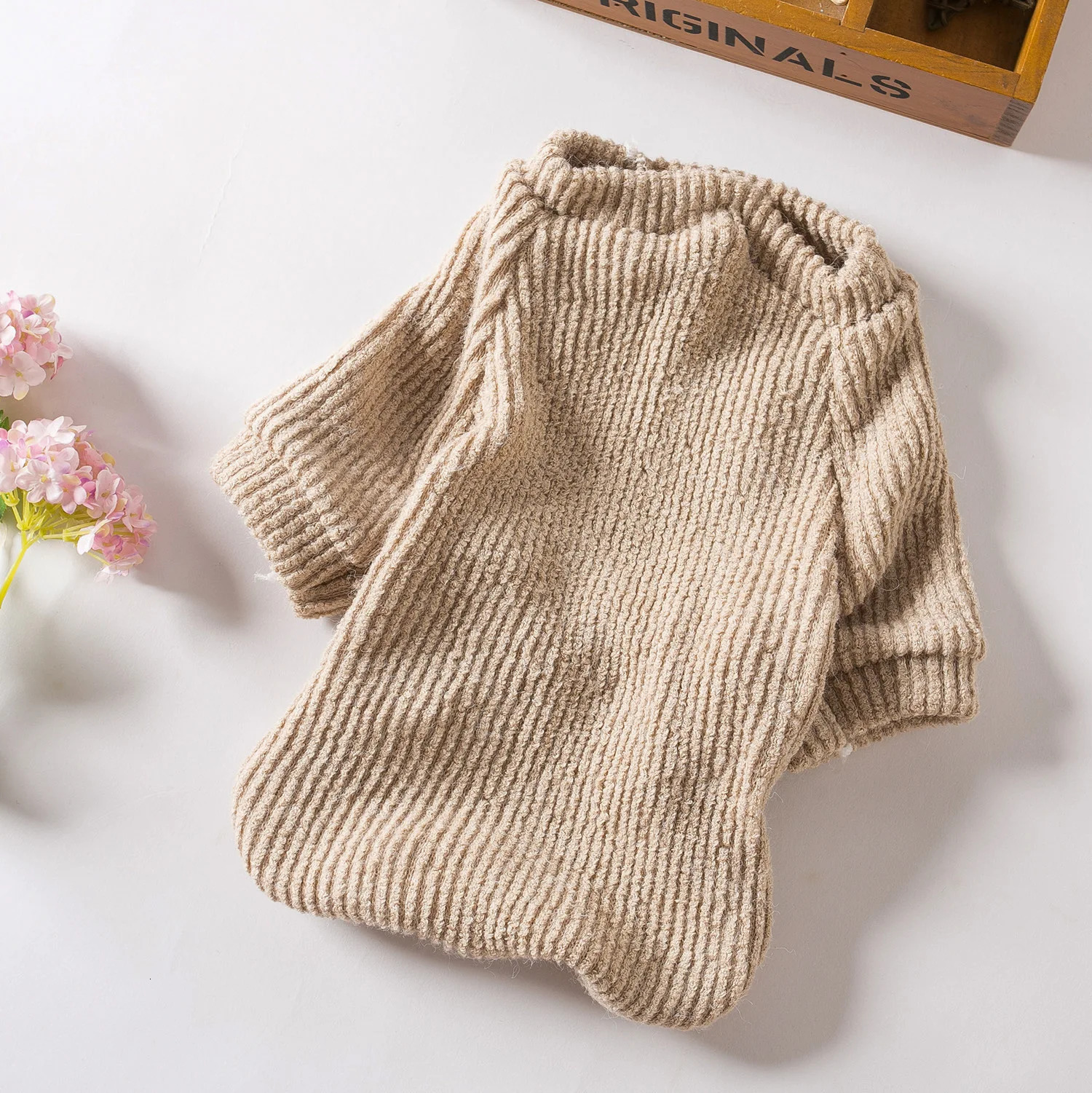 Winter Warm Pet Dog Clothes for Small Dogs Pets Clothing French Bulldog Cotton Sweater for Yorkies Chihuahua Puppy Coat PC0944 241212