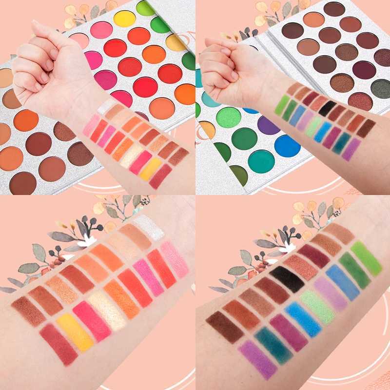 65 color eye shadow palette makeup high pigment eye makeup tools holiday cosmetics matte shiny finishW241212