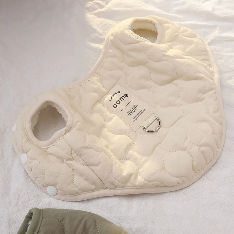 Dog Apparel Winter Jacket Pet Costume Chihuahua Bichon Vest Puppy Clothing Cotton Cardigan Coat Fleece Cat Warm Clothes HF27